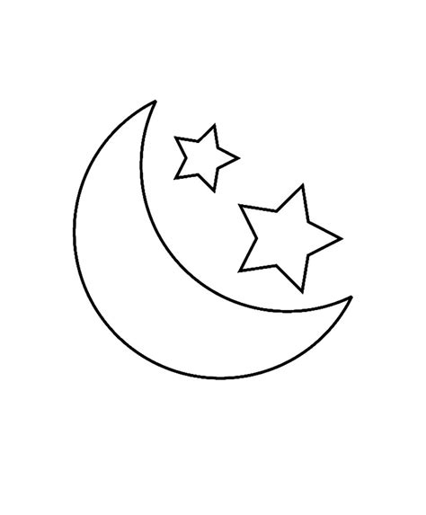poster con disegni minimalisti di stelle e luna