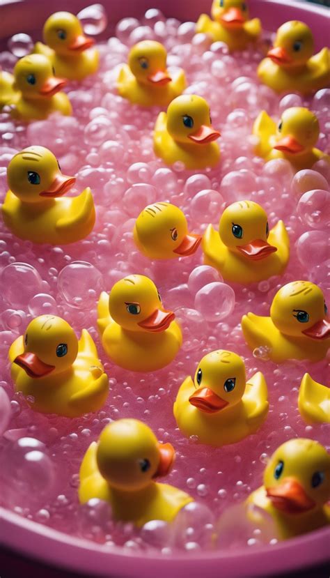 bambino che gioca con una paperella di gomma nell'acqua