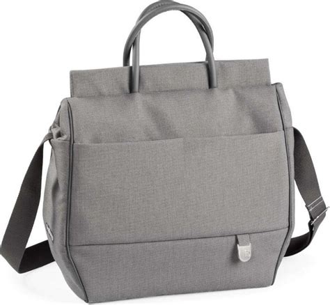 Borsa fasciatoio Peg Perego agganciata al telaio del passeggino