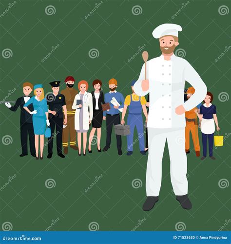 Illustrazione stilizzata di persone che imparano diverse professioni (cucina, edilizia, informatica)