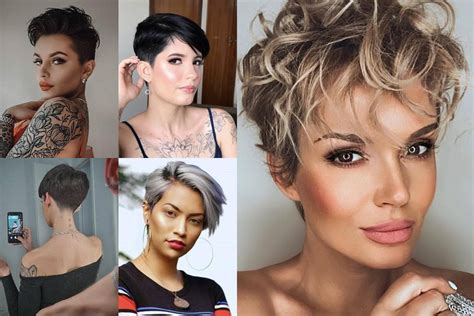 Vari stili di pixie cut