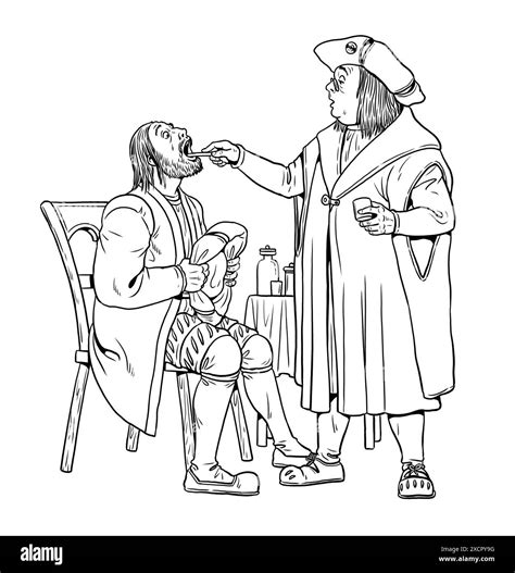 Illustrazione medievale di un medico che esamina una donna