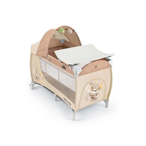 Dettaglio del fasciatoio e del kit doppia altezza del lettino Cam Daily Plus