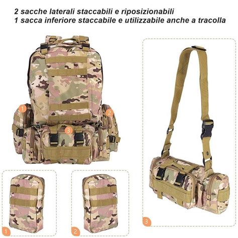 zaino militare con sistema M.O.L.L.E.