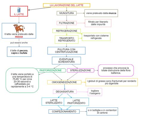 Schema di preparazione del latte artificiale