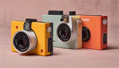 Collage di foto scattate con diverse fotocamere Kodak per bambini