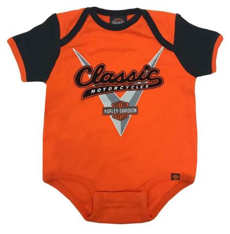 Body neonato con logo Harley-Davidson