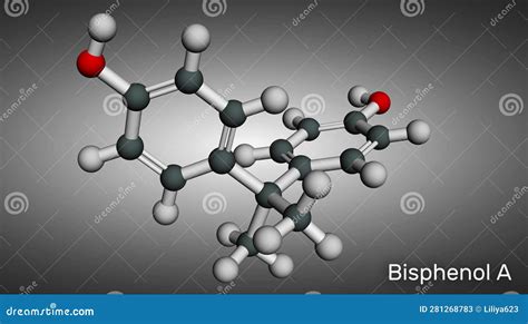 Schema molecolare del Bisfenolo A