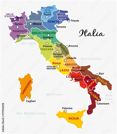 Mappa Italia con indicatori di fecondità per regione