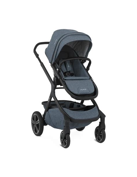 Passeggino fratellare Nuna con manubrio in pelle