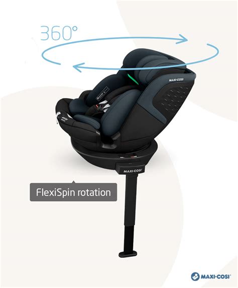Dettaglio del meccanismo di rotazione FlexiSpin del seggiolino Maxi-Cosi
