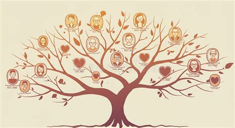 Albero genealogico stilizzato che mostra i legami familiari di Alice Sebastiani