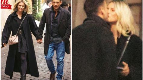 Michelle Hunziker e Alessandro Carollo sorridenti