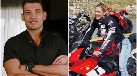 Alessandro Carollo in azione con una moto