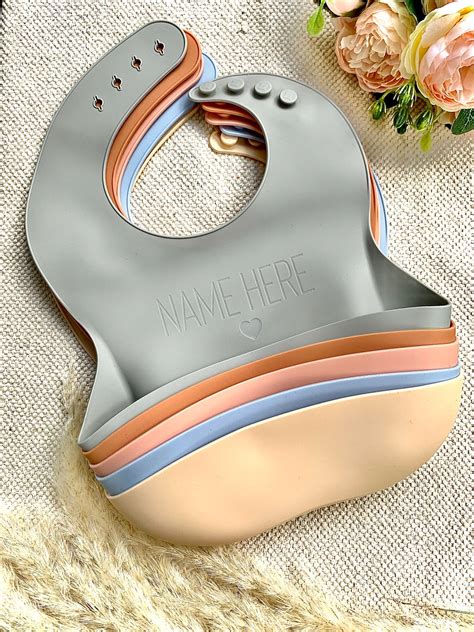 Bavaglino in silicone personalizzato con nome