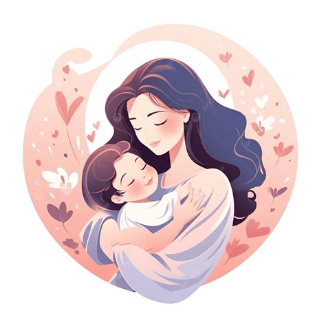 Illustrazione di una donna anziana che tiene in braccio un neonato