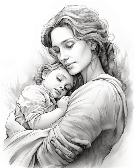 Disegno stilizzato di una madre e un bambino connessi da un filo invisibile