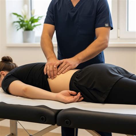 Paziente che riceve terapia manuale da un fisioterapista