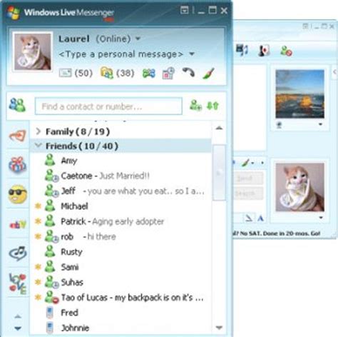 Screenshot di chat su MSN con linguaggio giovanile
