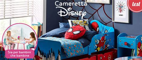 Cameretta Disney con copripiumino a tema