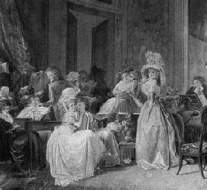Salotto parigino del XVIII secolo