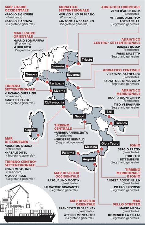 Mappa dell'Italia con evidenziati i punti vendita menzionati