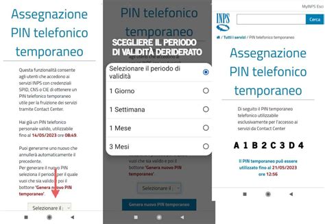 Infografica che illustra i passaggi per ottenere il PIN telefonico