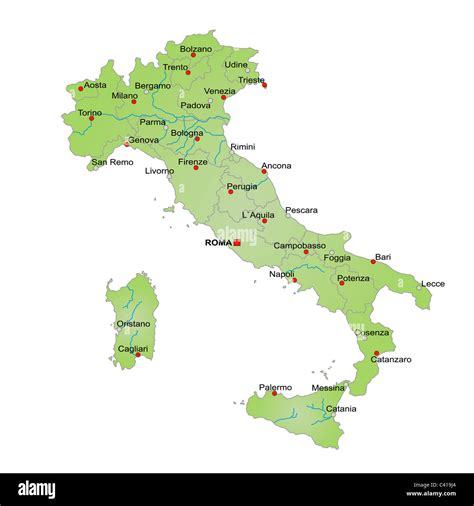 mappa stilizzata con tempi di consegna in Italia