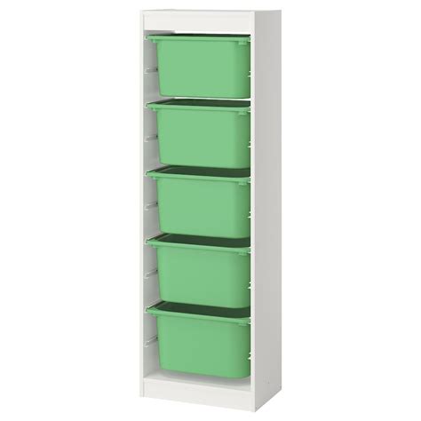 Organizzazione giocattoli con contenitori colorati IKEA