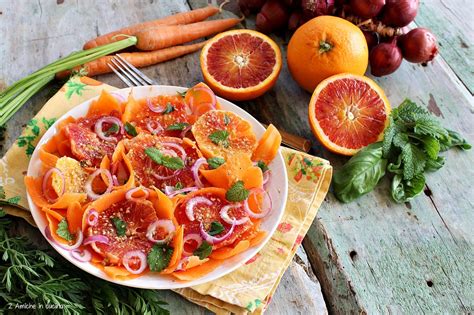 insalata di carote e arancia