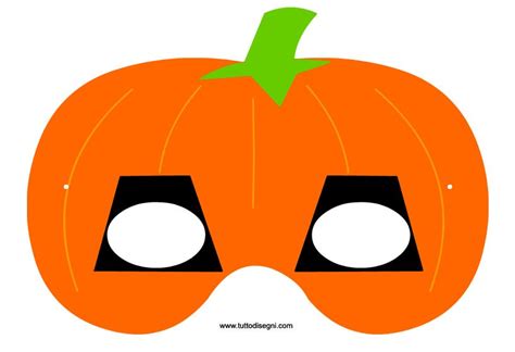 maschera di zucca in pannolenci