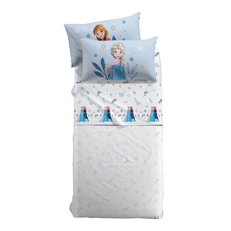 Letto per bambina a tema Frozen con Elsa e Anna