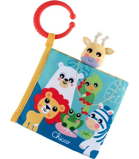 Libro sensoriale Chicco con animali colorati