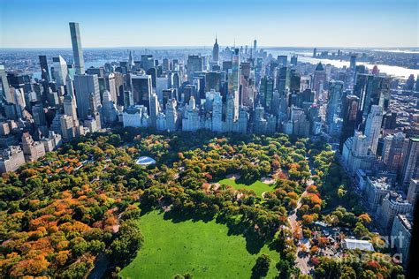 Skyline di New York con Central Park