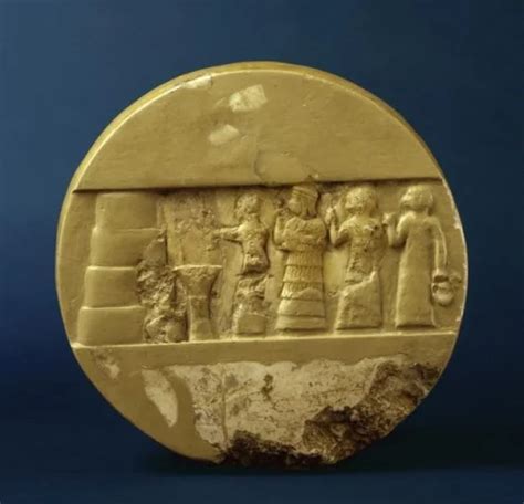 Disco di alabastro raffigurante Enheduanna