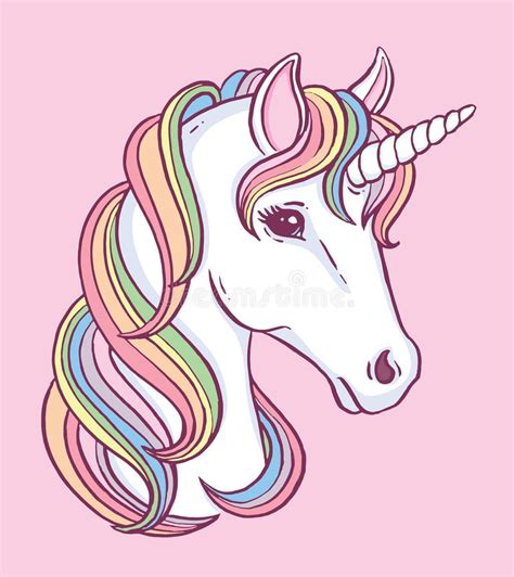Unicorno con corno scintillante disegnato