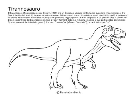 Dinosauro T-Rex disegnato da un bambino